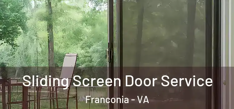 Sliding Screen Door Service Franconia - VA